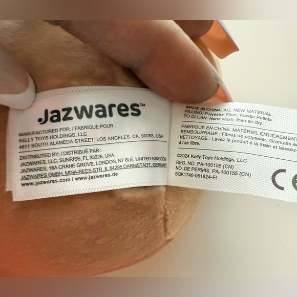 Disney Squishmallows Stitch Caramel Coffee Plush - Picture 6 of 9